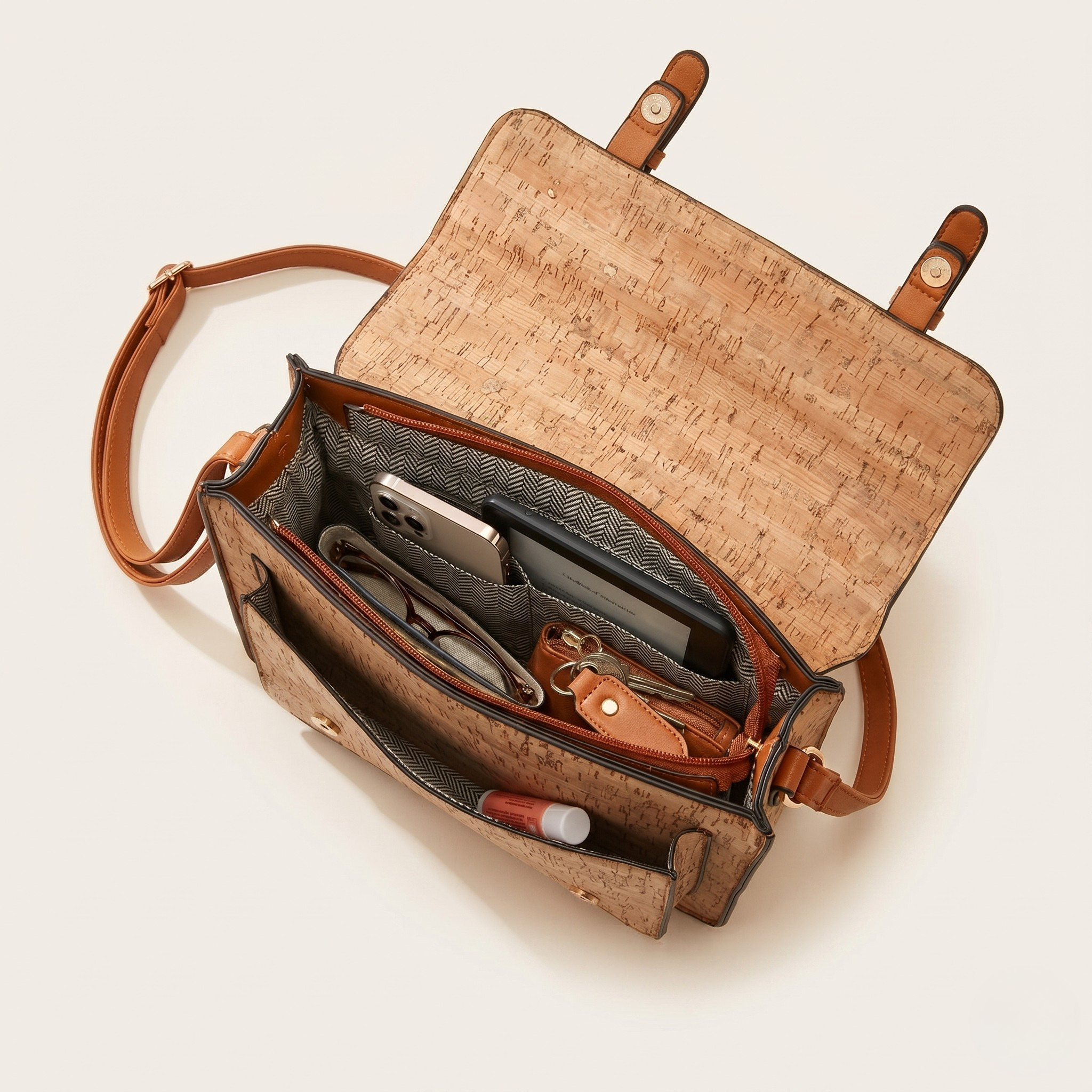 The Artisan Cork & Leather Crossbody