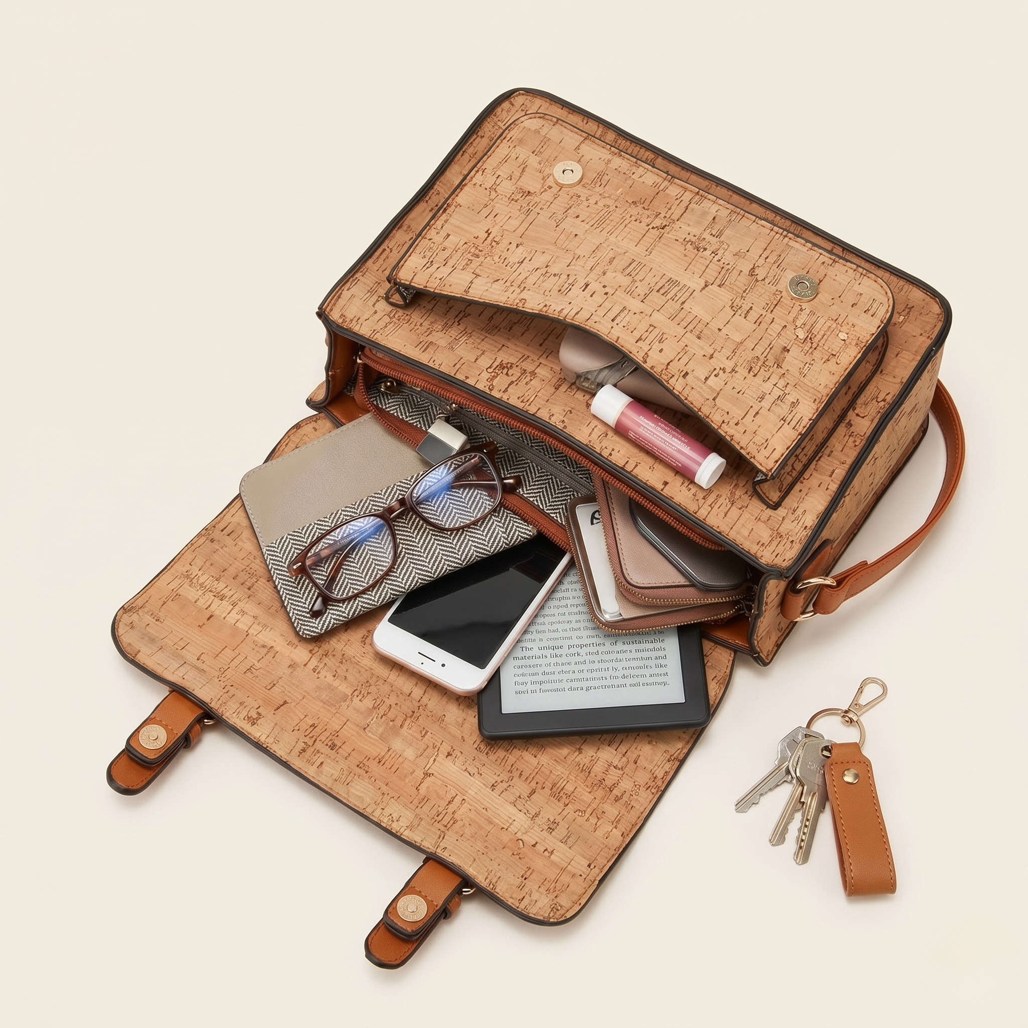 The Artisan Cork & Leather Crossbody