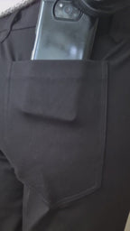 Stretchy Work Trousers for Women with Functional Pockets