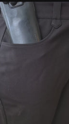 Stretchy Work Trousers for Women with Functional Pockets